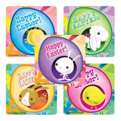 Easter | Other Fun Stickers<SmileMakers Animal Easter Egg Stickers - Easter Stickers from