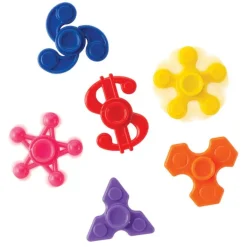 Toys<SmileMakers Assorted Mini Fidget Spinners - Toy Tops & Spinners from