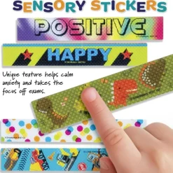 Toys | Fidget & Distraction Toys<SmileMakers Assorted Textured Sensory Strips - Stickers from