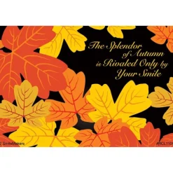 Seasons | Thanksgiving<SmileMakers Autumn Splendor Recall Cards - Custom Recall Cards from
