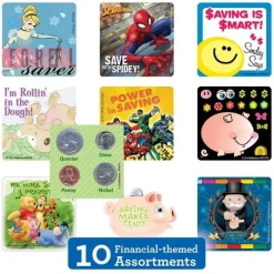 Samplers & Assortments | Sticker Samplers<SmileMakers Bank Sticker Sampler - Financial Stickers from