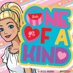 Valentine's Day | Character Stickers<SmileMakers Barbie Valentine Stickers - Stickers From