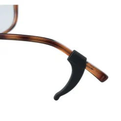 Vision Practice Essentials<SmileMakers Black Silicone Eyeglass Ear Pads - Eye Care Accessories from
