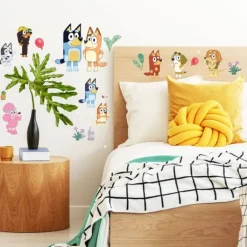 Wall Decals<SmileMakers Bluey Assorted Peel & Stick Wall Decals