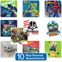 Samplers & Assortments | Sticker Samplers<SmileMakers Boy Sticker Sampler