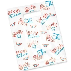 Take Home Bags | Take Home Bags<SmileMakers Brush, Floss, Smile Bags - Standard Dental Bags from