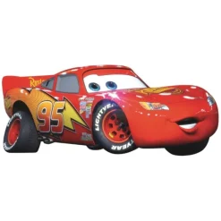 Wall Decals<SmileMakers Cars Lightning McQueen Giant Peel & Stick Wall Decals