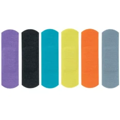 Bandages | Medical Practice Essentials<SmileMakers Case Curad® Assorted Fabric Strip Antibacterial Bandages - Bandages from