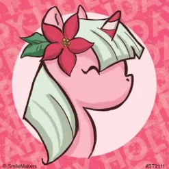 Christmas | Other Fun Stickers<SmileMakers Chibi Holiday Unicorn Stickers
