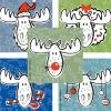 Christmas | Other Fun Stickers<SmileMakers Christmas Moose Stickers - Stickers From