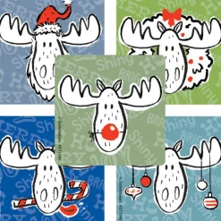 Christmas | Other Fun Stickers<SmileMakers Christmas Moose Stickers - Stickers From