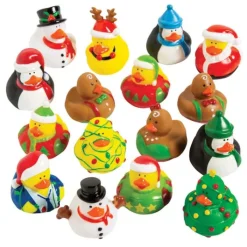 Christmas | Toys<SmileMakers Christmas Rubber Duck Value Pack - Rubber Duck Toys from