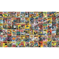 Wall Decals<SmileMakers Classic DC Comics Covers Peel & Stick Wallpaper Mural - Office Décor from