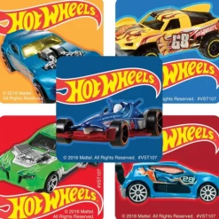 Valuestickers | Character Stickers<SmileMakers Classic Hot Wheels ValueStickers