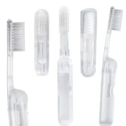 Toothbrushes | Dental Practice Essentials<SmileMakers Clear Folding Travel Toothbrush - Toothbrushes from