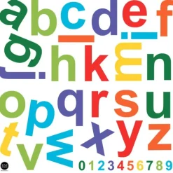 Wall Decals<SmileMakers Colorful Lowercase Alphabet Giant Wall Decals - Office Décor from