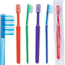 Toothbrushes | Dental Practice Essentials<OraLine 144 Compact Head Ortho V-Trim Toothbruysh - Adult Toothbrushes from Smilemakers