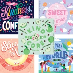 Character Stickers<Crayola Colors of Kindness Stickers - Stickers from SmileMakers
