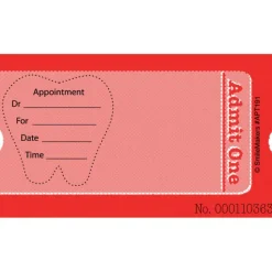 Appointment Cards<SmileMakers Custom Admit One Ticket Appointment Cards - Appointment Cards from