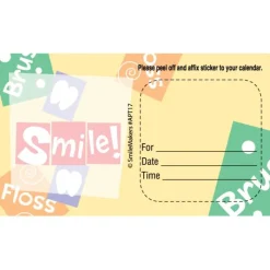 Appointment Cards<SmileMakers Custom Brush, Floss, Smile Appointment Cards - Appointment Cards from