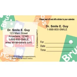 Appointment Cards<SmileMakers Custom Brush, Floss, Smile Appointment Cards - Appointment Cards from