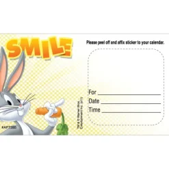 Appointment Cards<SmileMakers Custom Bugs Bunny Smile Sticker Appointment Cards - Appointment Cards from