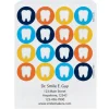 Take Home Bags | Take Home Bags<SmileMakers Custom Colorful Tooth Circles Paper Bags - Take Home Bags from