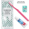 Dental Kits | Dental Practice Essentials<SmileCare Custom Components ™ Adult Geo Tooth Basic Zippered Bag Dental Kits - Dental Kits from SmileMakers