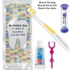Dental Kits | Dental Practice Essentials<SmileCare Custom Components Youth Smile! Zippered Bag Dental Kits with Flossers - Dental Kits from SmileMakers