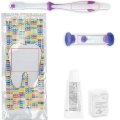 Dental Kits | Dental Practice Essentials<SmileCare Custom Components Youth Smile! Zippered Bag Dental Kits - Dental Kits from SmileMakers