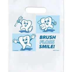 Take Home Bags | Take Home Bags<SmileMakers Custom Dancing Tooth Bags - Fast Delivery Bags from
