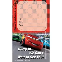 Appointment Cards<SmileMakers Custom Disney Cars Dental Team Appointment Cards - Appointment Cards from