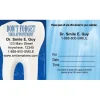Appointment Cards<SmileMakers Custom Don't Forget Blue Water Sticker Appointment Cards - Appointment Cards from