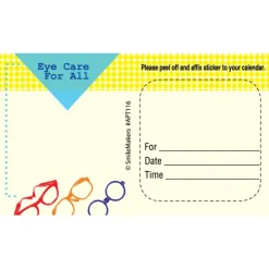 Appointment Cards<SmileMakers Custom Eye Care For All Sticker Appointment Cards - Appointment Cards from