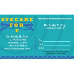 Appointment Cards<SmileMakers Custom Eye Care For You Appointment Cards - Appointment Cards from
