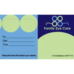 Appointment Cards<SmileMakers Custom Family Eye Care Appointment Cards - Appointment Cards from
