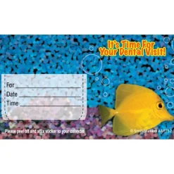 Appointment Cards<SmileMakers Custom Fresh & Bright Fishy Appointment Cards - Appointment Cards from