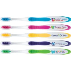 Toothbrushes | Dental Practice Essentials<SmileCare Custom Full Color ™ Adult Super Grip Toothbrushes - Cases - Toothbrushes from SmileMakers