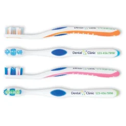 Toothbrushes | Dental Practice Essentials<OraLine Custom Full Color SmileCare™ Adult Premium 36 Tongue Cleaner Toothbrushes - Toothbrushes from SmileMakers