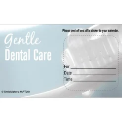 Appointment Cards<SmileMakers Custom Gentle Dental Toothbrush Sticker Appointment Cards - Appointment Cards from