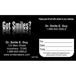 Appointment Cards<SmileMakers Custom Got Smiles? Appointment Cards - Appointment Cards from