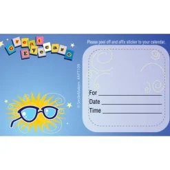 Appointment Cards<SmileMakers Custom Great Eye Care Glasses Sticker Appointment Cards - Appointment Cards from