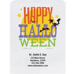 Halloween | Take Home Bags<SmileMakers Custom Happy Halloween Paper Bags - Take Home Bags from