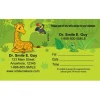Appointment Cards<SmileMakers Custom Jungle Friends Sticker Appointment Cards - Appointment Cards from