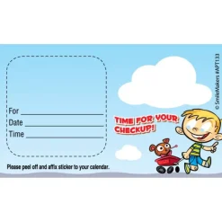 Appointment Cards<SmileMakers Custom Kid Check Up Appointment Cards - Appointment Cards from