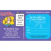 Appointment Cards<SmileMakers Custom Monkey Eye Chart Sticker Appointment Cards - Appointment Cards from