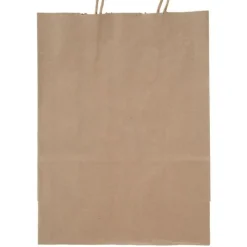 Take Home Bags | Take Home Bags<SmileMakers Custom Natural Kraft Paper Bags - Large - Take Home Bags from