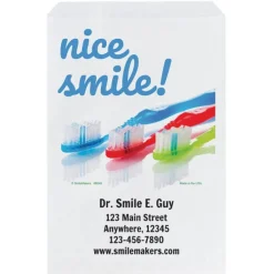 Take Home Bags | Take Home Bags<SmileMakers Custom Nice Smile Paper Bags - Take Home Bags from