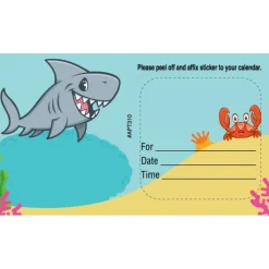 Appointment Cards<SmileMakers Custom Sea Life Pals Sticker Appointment Cards - Appointment Cards from