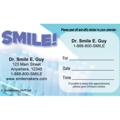 Appointment Cards<SmileMakers Custom Smile Appointment Cards - Appointment Cards from